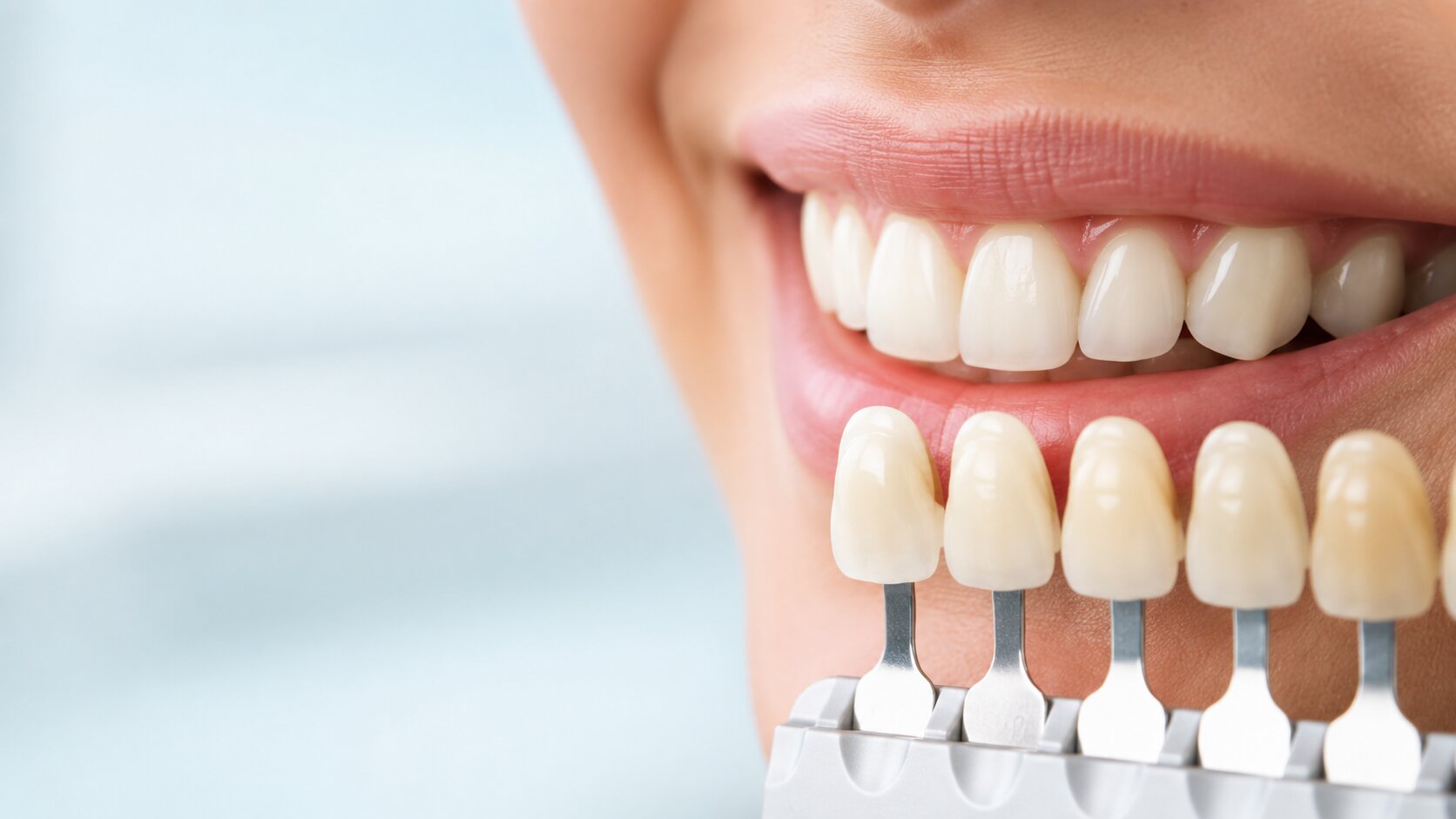 Cum alegi culoarea coroanelor și lucrărilor dentare pentru un rezultat natural