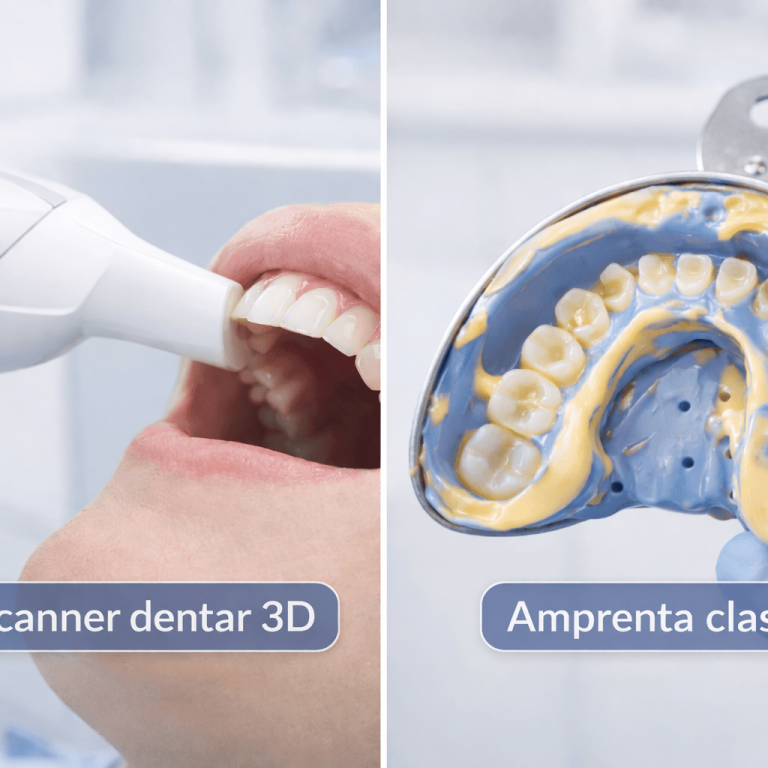 Scanner dentar 3D vs amprenta clasica – diferente reale pentru pacient - Miko Dental